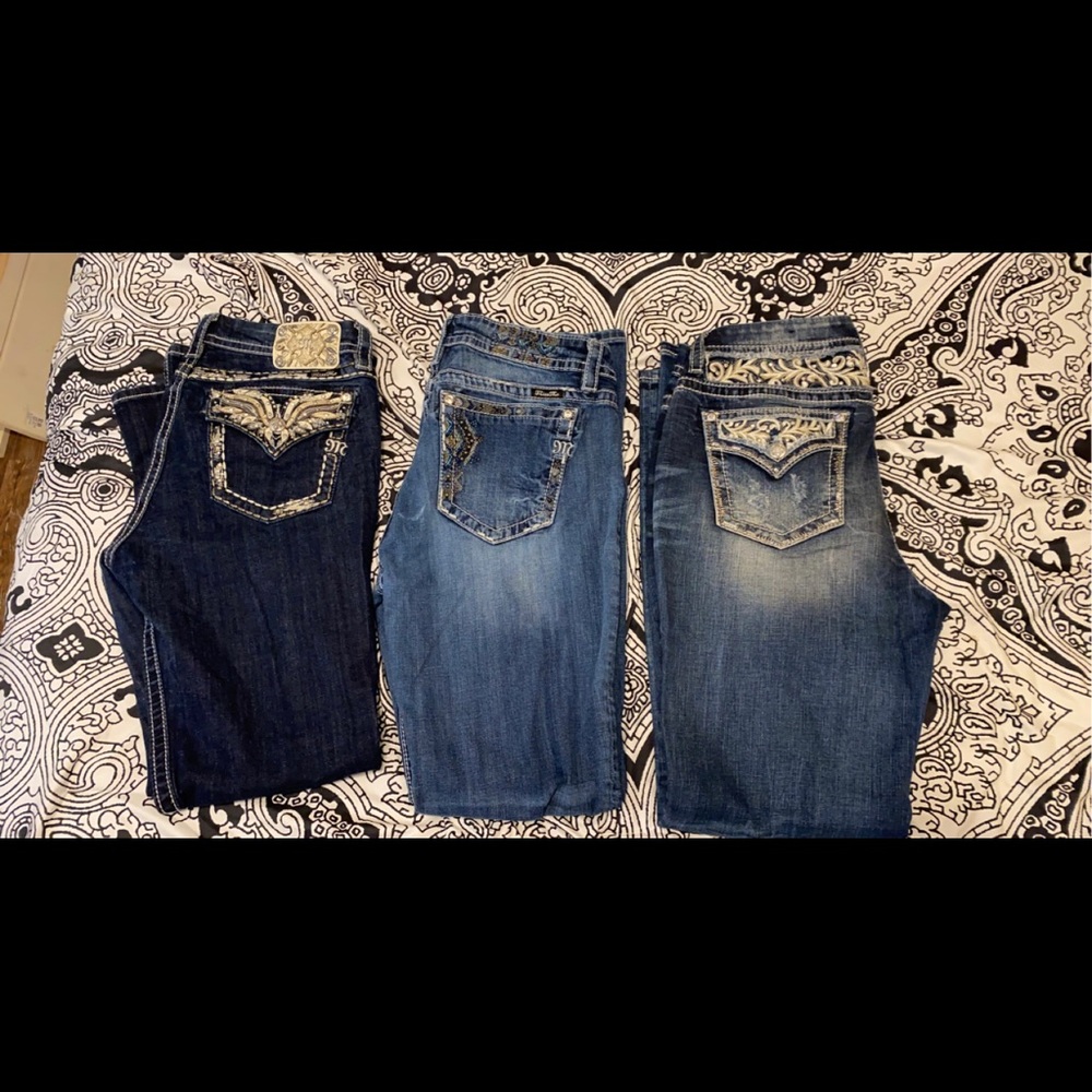 Miss me jeans lot 32,33,34